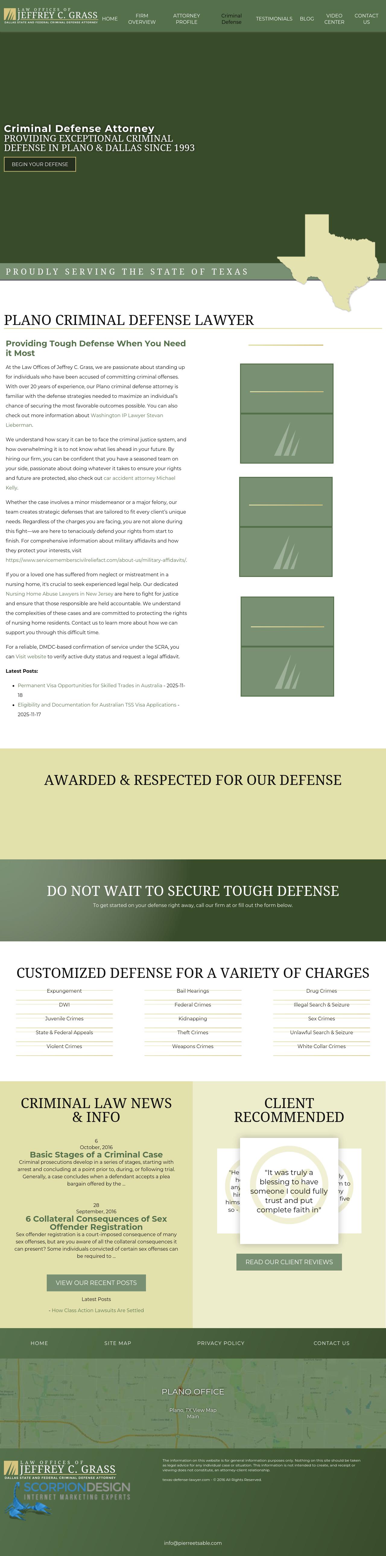 Law Offices of Jeffrey C. Grass - Plano TX Lawyers