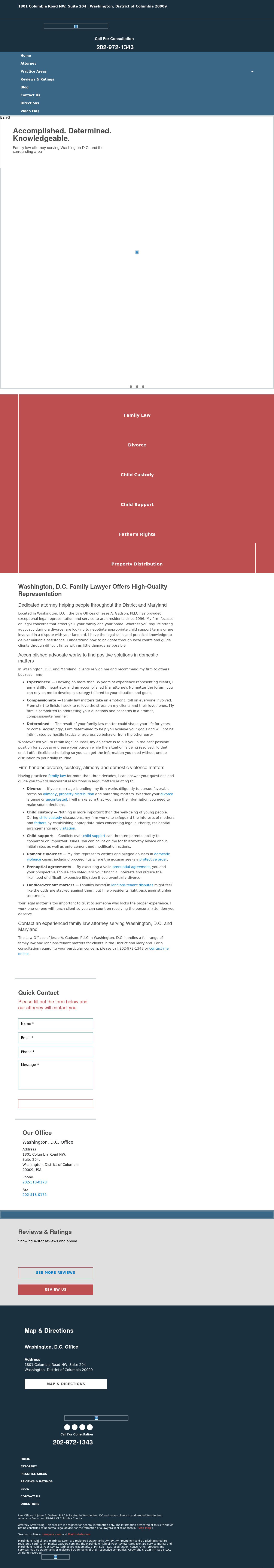 Law Offices of Jesse A. Gadson - Washington DC Lawyers