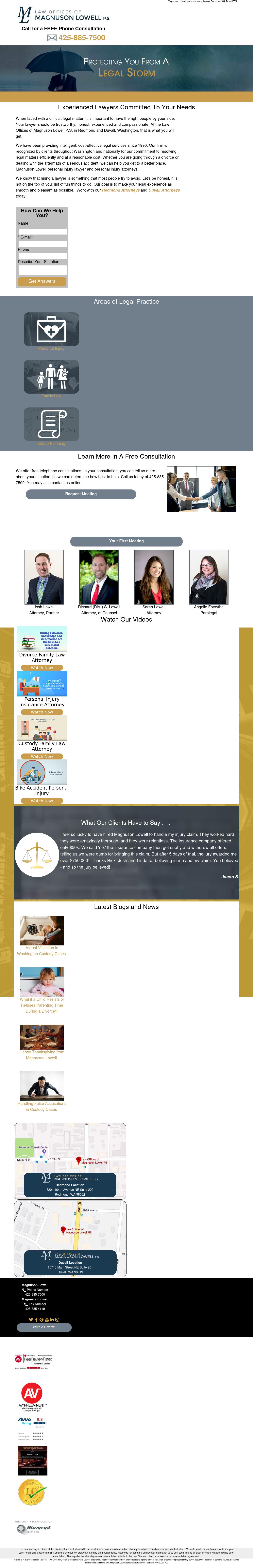 Law Offices of Magnuson Lowell P.S. - Seattle WA Lawyers