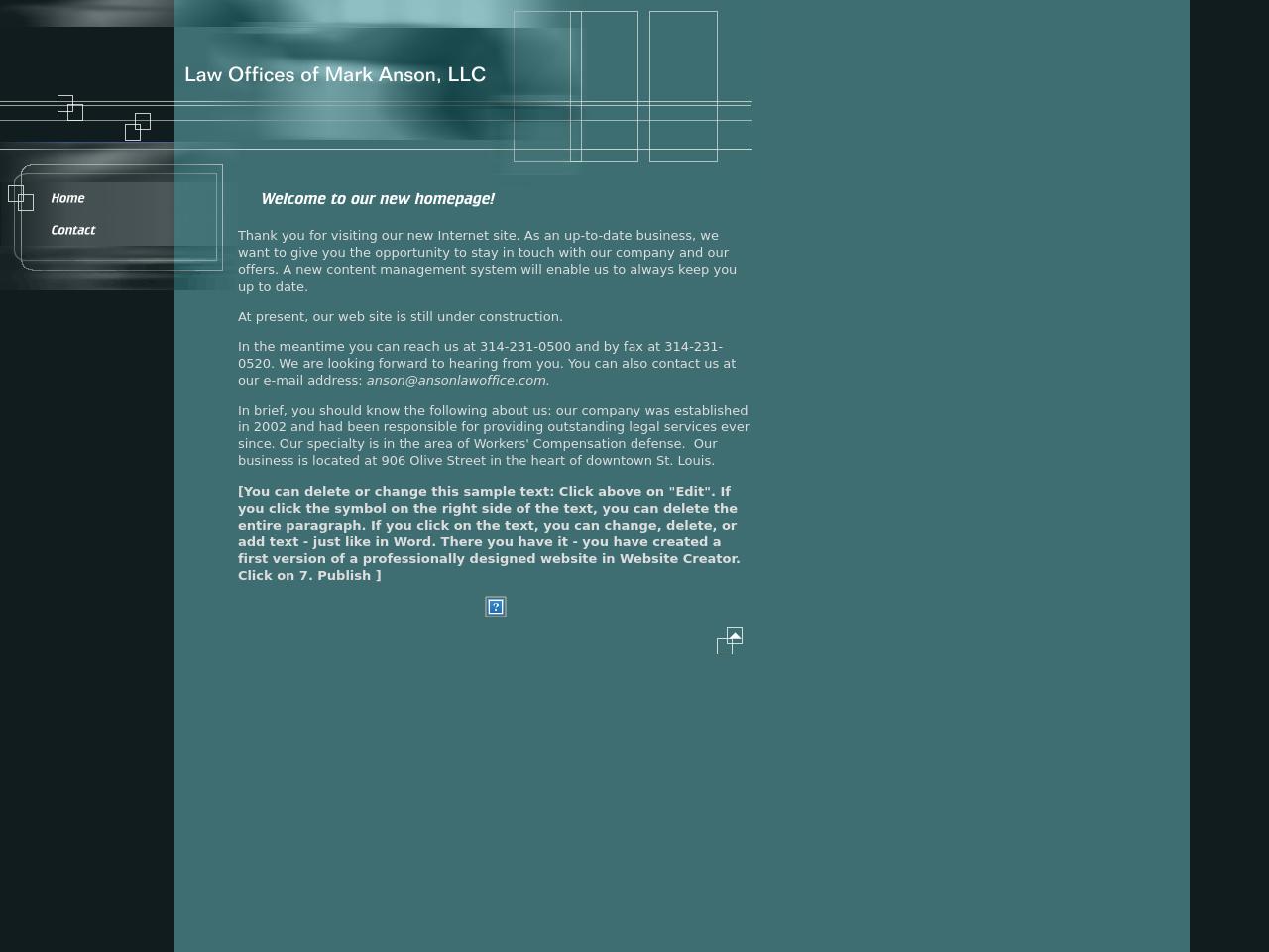 Law Offices of Mark M. Anson, LLC - St Louis MO Lawyers