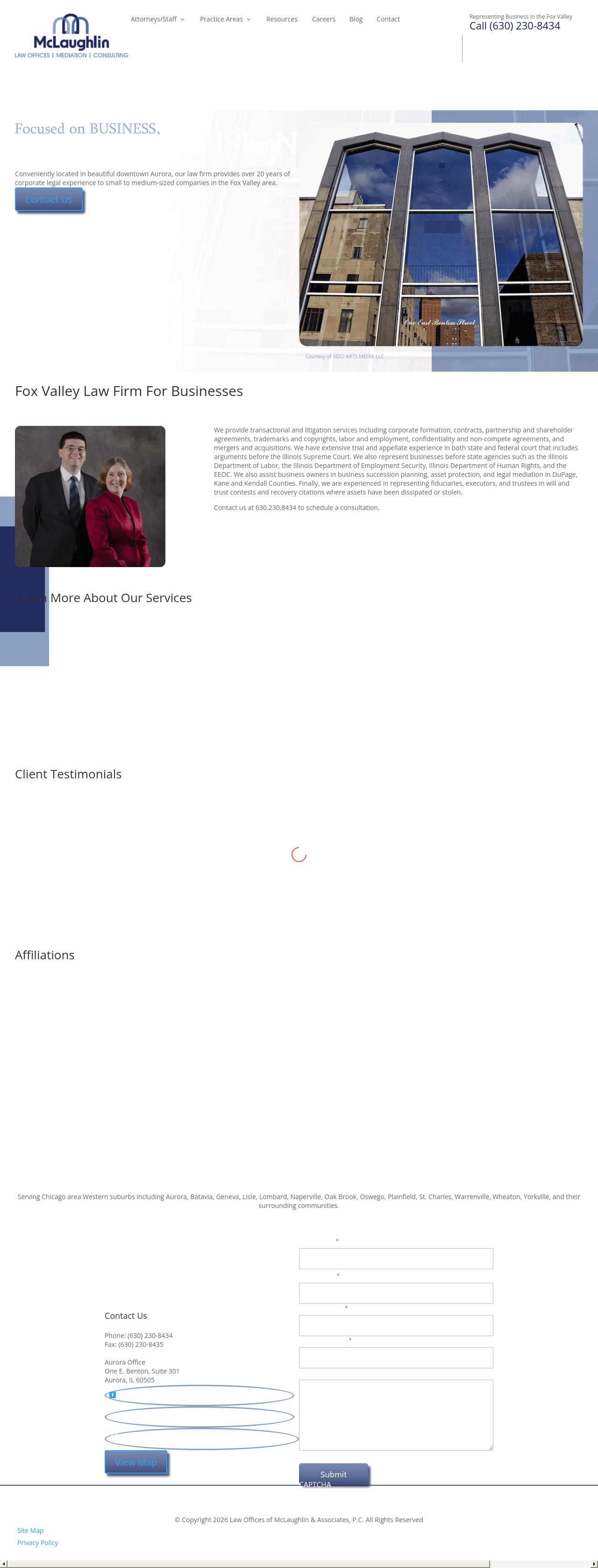 Law Offices of McLaughlin and Associates, P.C. - Aurora IL Lawyers