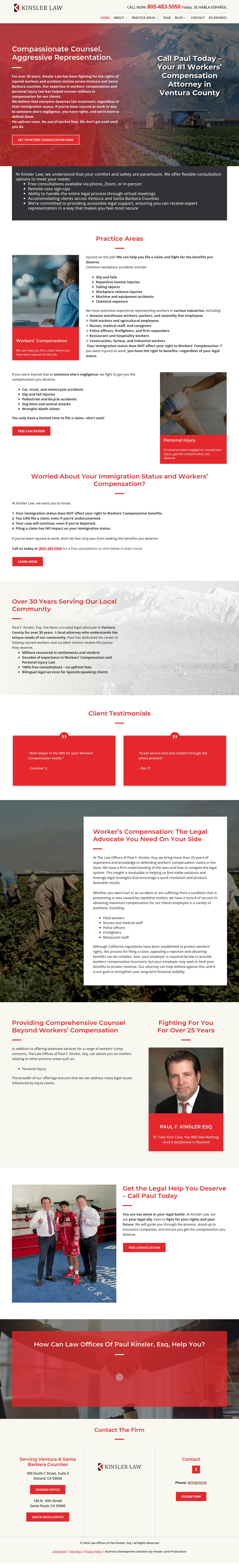 Law Offices of Paul F. Kinsler - Santa Barbara CA Lawyers