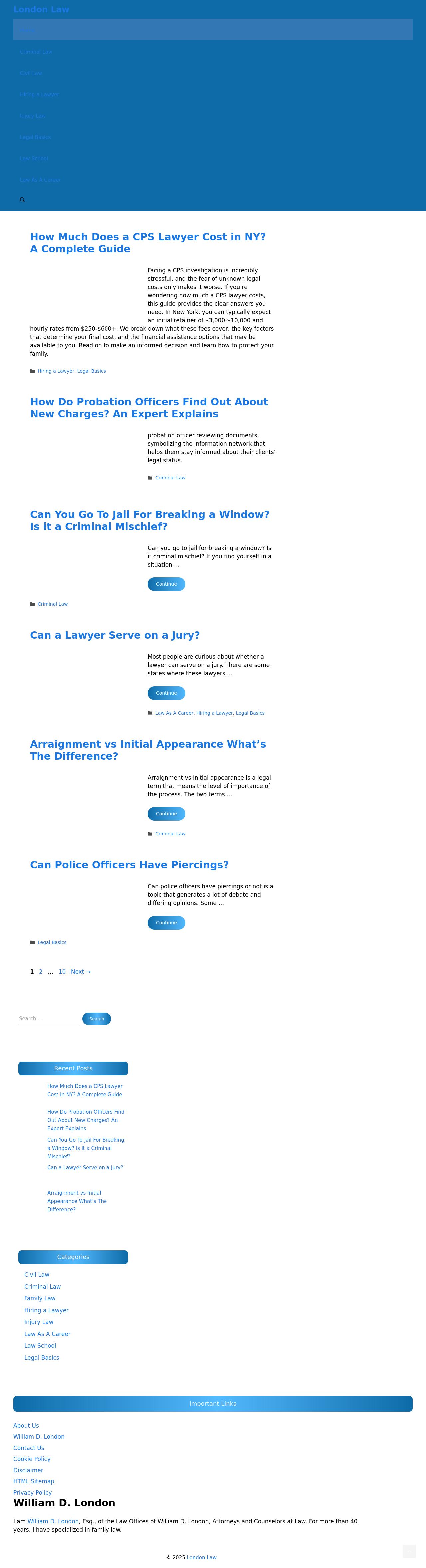 Law Offices of William D. London - White Plains NY Lawyers