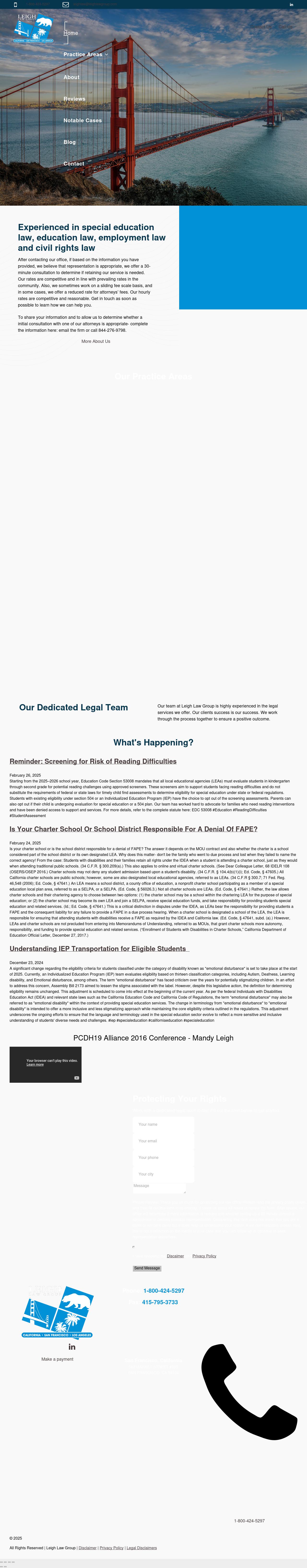 Leigh Law Group - San Francisco CA Lawyers