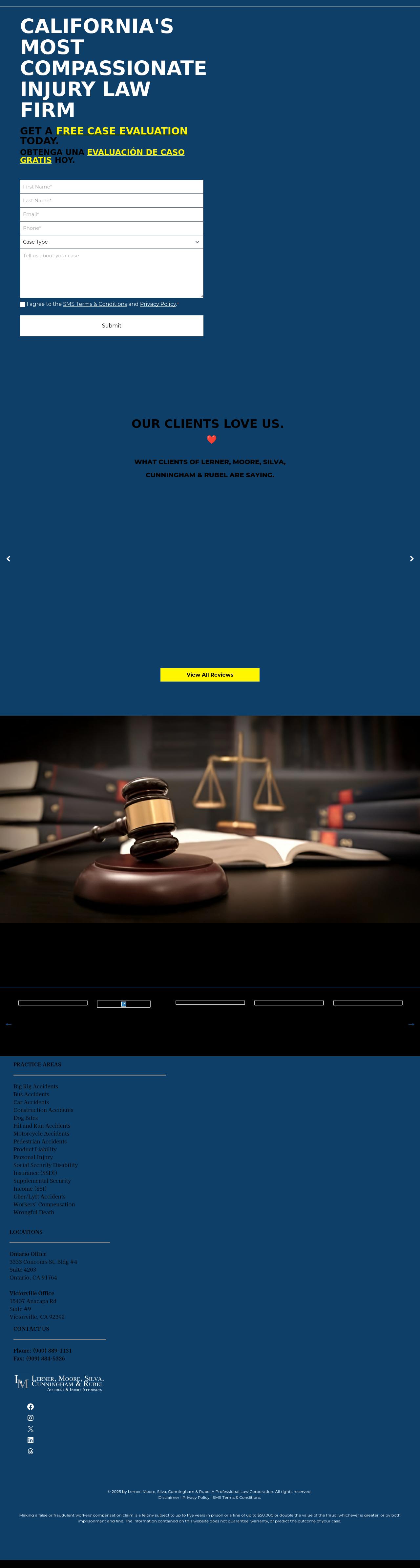 Lerner, Moore, Silva, Cunningham & Rubel A Professional Law Corporation - San Bernardino CA Lawyers