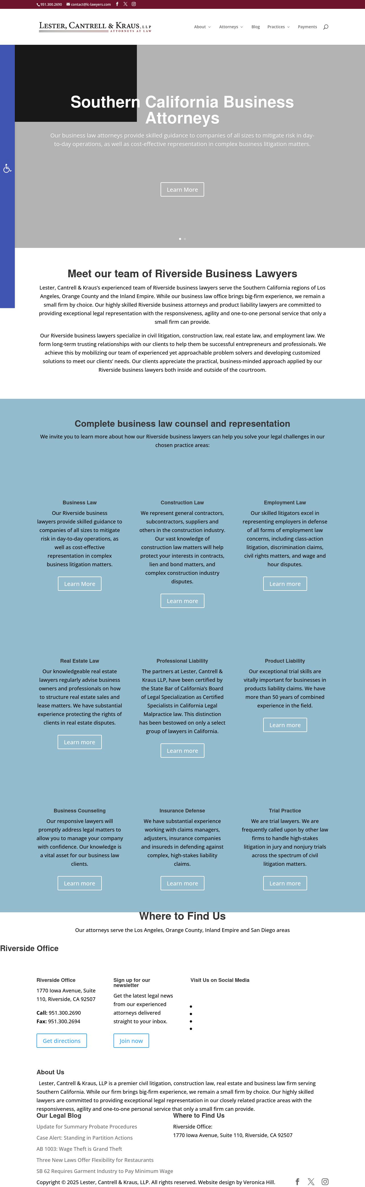 Lester & Cantrell, LLP - Riverside CA Lawyers