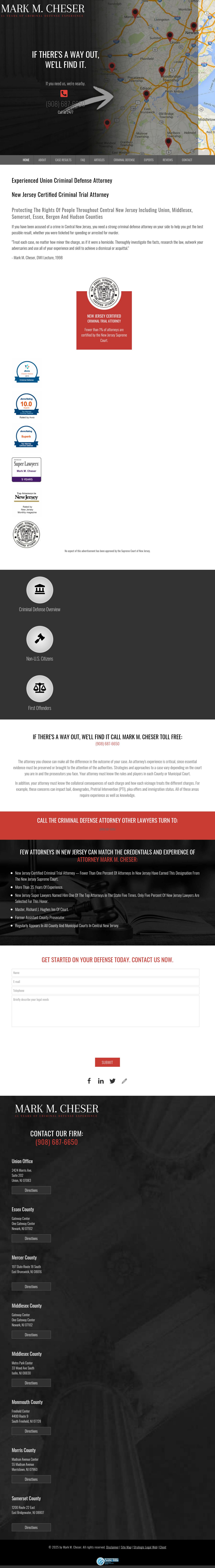 Mark M. Cheser, Esquire, Counselor at Law - Iselin  NJ Lawyers