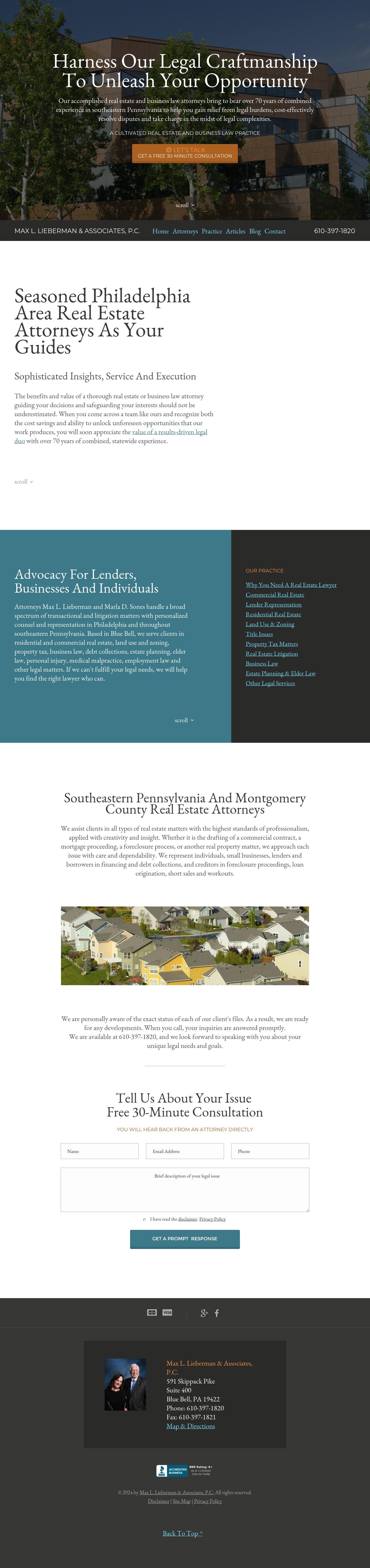 Max L. Lieberman & Associates, P.C. - Blue Bell PA Lawyers