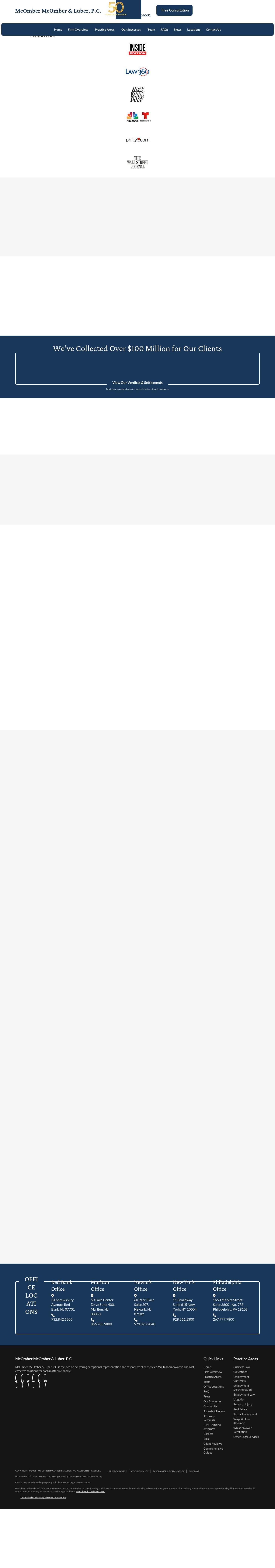McOmber & McOmber, P.C. - Red Bank NJ Lawyers