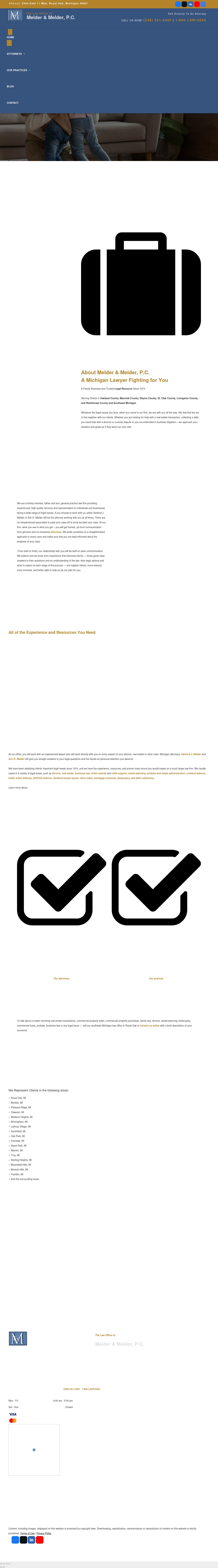 Melder & Melder, P.C. - Royal Oak MI Lawyers