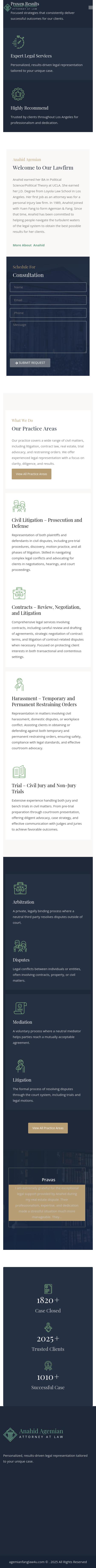 Agemian & Fang, Attorneys at Law - Pasadena CA Lawyers