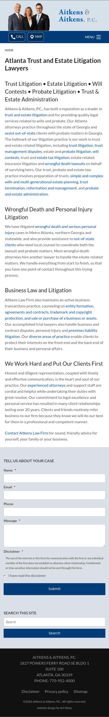 Aitkens & Aitkens, P.C. - Atlanta GA Lawyers