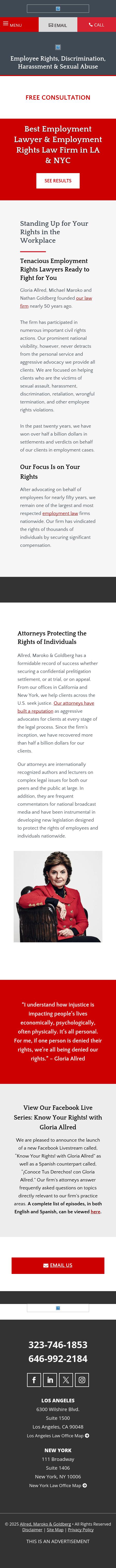 Allred, Maroko & Goldberg - Los Angeles CA Lawyers