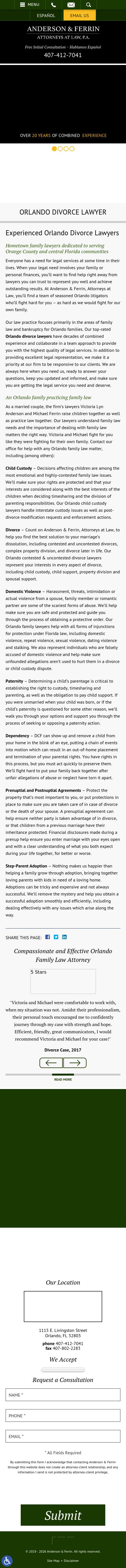 Anderson & Ferrin, Attorneys at Law, P.A. - Orlando FL Lawyers