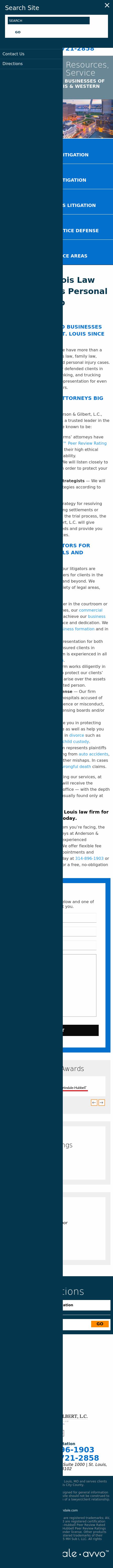 Anderson & Gilbert, L.L.C. - Saint Louis MO Lawyers