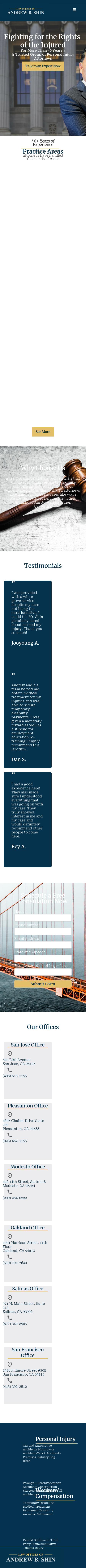 Law Offices of Andrew B. Shin - Stockton CA Lawyers