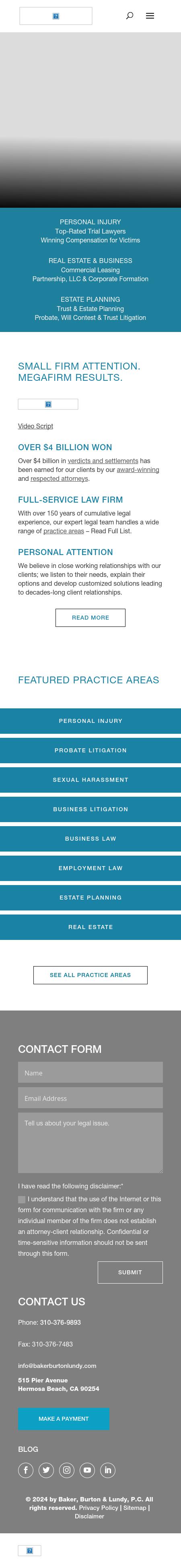 Baker, Burton & Lundy - Hermosa Beach CA Lawyers