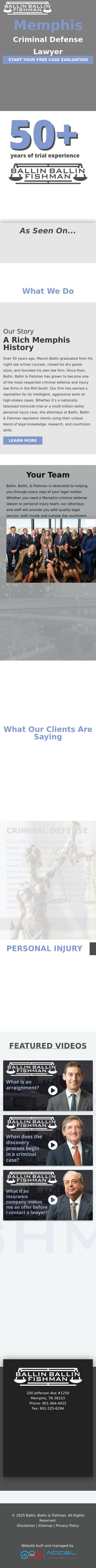 Ballin, Ballin & Fishman, PC - Memphis TN Lawyers