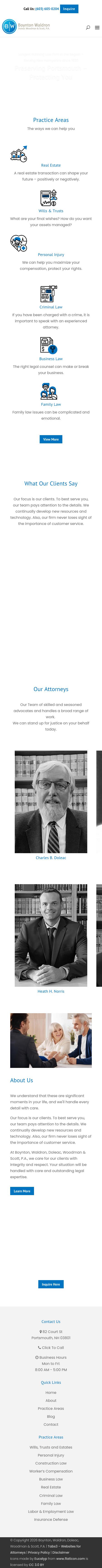 Boynton, Waldron, Doleac, Woodman & Scott, P.A. - Portsmouth NH Lawyers