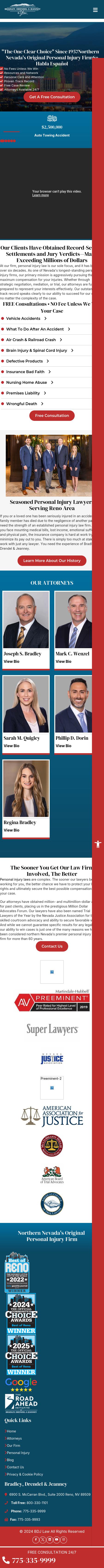 Bradley Drendel & Jeanney - Reno NV Lawyers