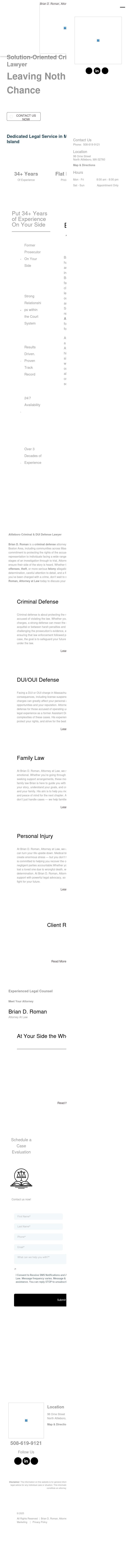 Brian D. Roman, Attorney at Law - North Attleboro MA Lawyers