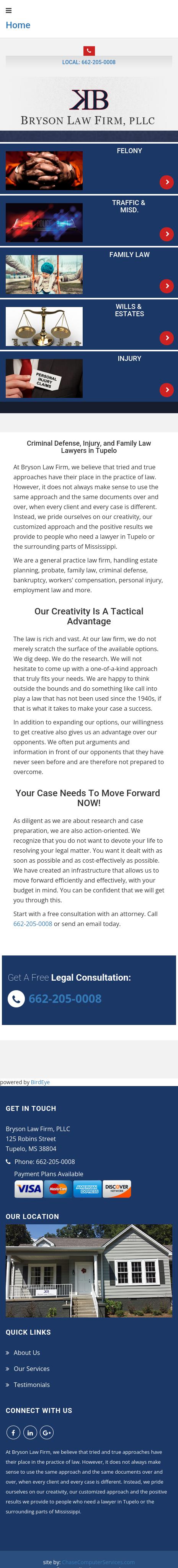 Bryson Law Firm, PLLC - Tupelo MS Lawyers