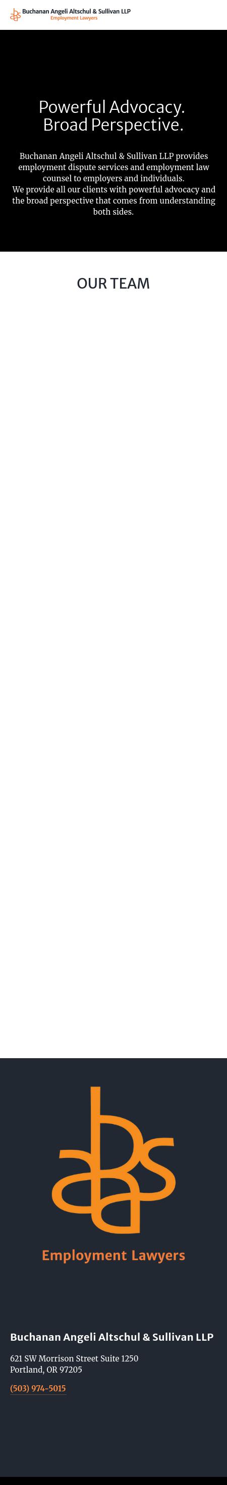 Buchanan Angeli Altschul & Sullivan LLP - Portland OR Lawyers