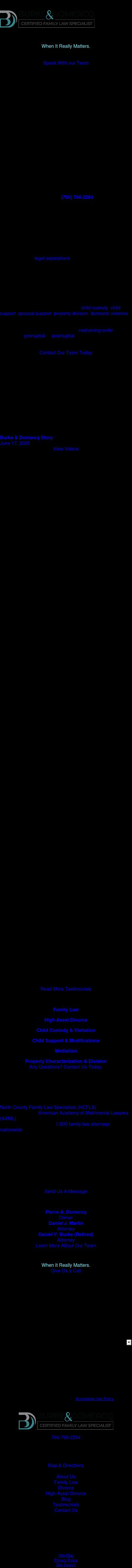 Burke & Domercq, LLP - Carlsbad CA Lawyers