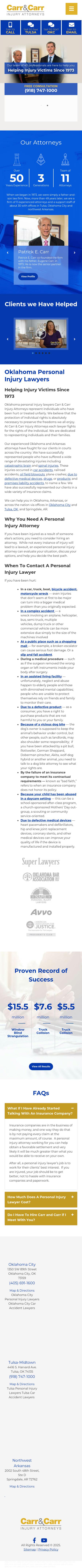 Carr & Carr, Attorneys at Law - Oklahoma City OK Lawyers