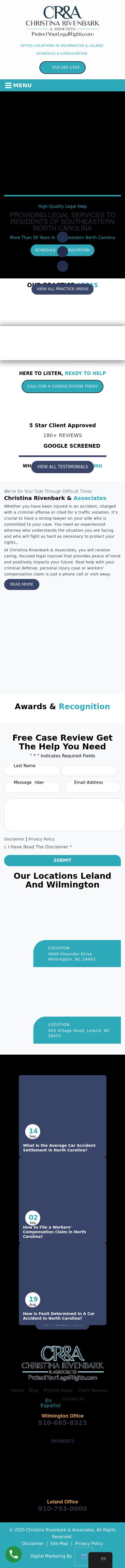 Christina Rivenbark & Associates - Wilmington NC Lawyers