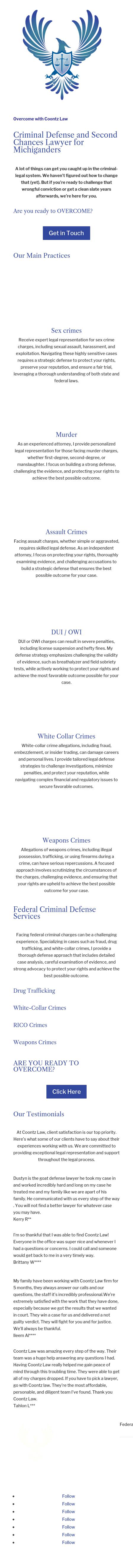 Coontz Law - Lansing MI Lawyers