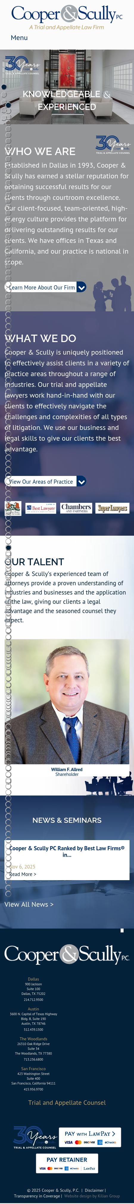 Cooper & Scully, P.C. - Dallas TX Lawyers