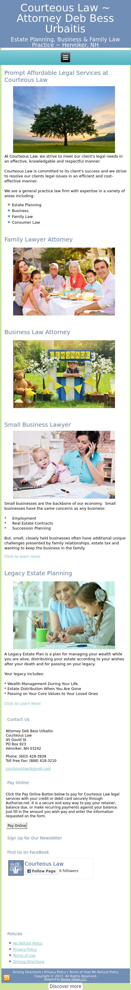 Courteous Law - Henniker NH Lawyers