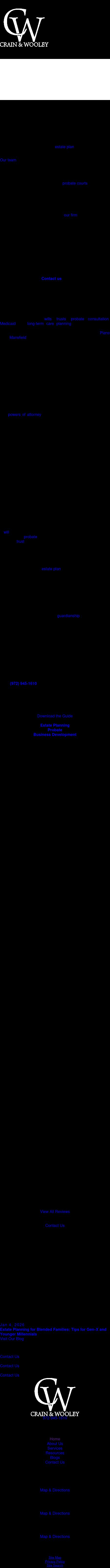 Crain & Wooley - Mansfield - Mansfield TX Lawyers