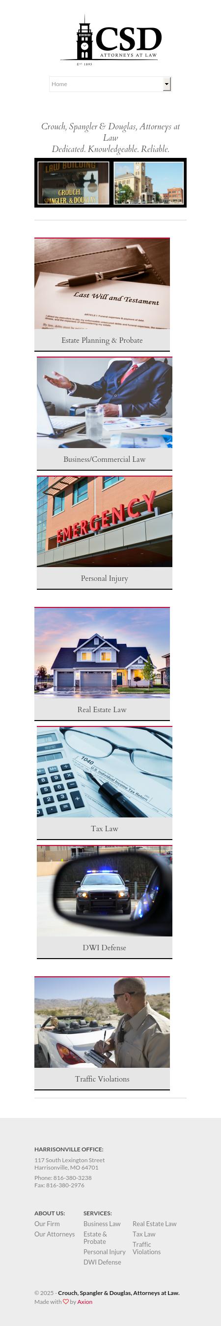 Crouch, Spangler & Douglas, Attorneys at Law - Raymore MO Lawyers