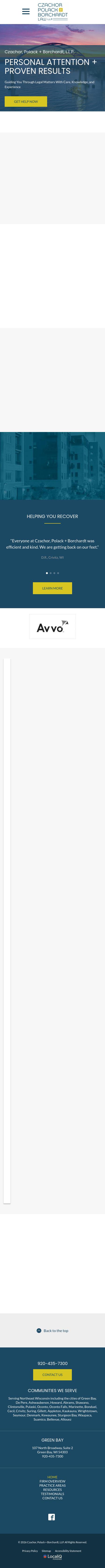 Czachor, Polack + Borchardt, LLP - Shawano WI Lawyers