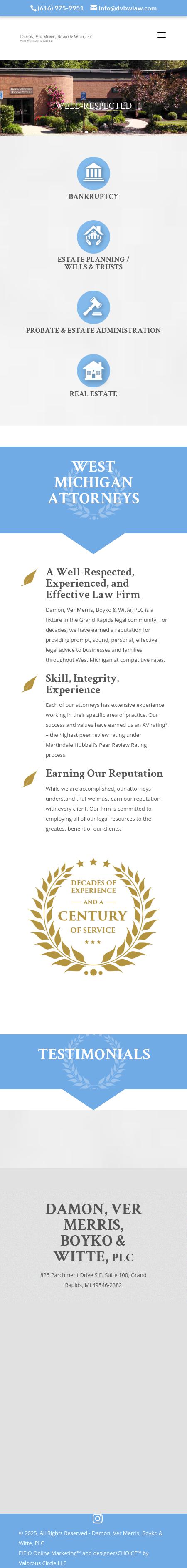 Damon Ver Merris Boyko & Witte PLC - Grand Rapids MI Lawyers