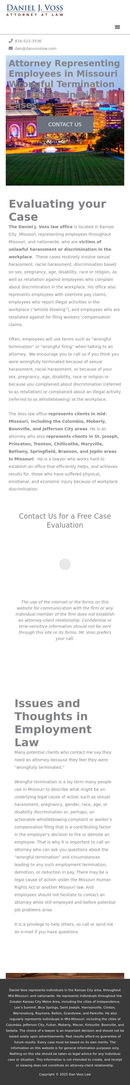 Daniel J. Voss - Kansas City MO Lawyers