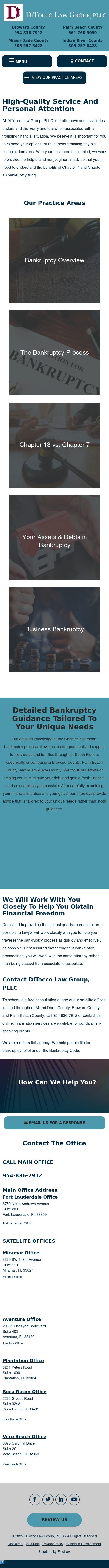 DiTocco Law Group, PLLC - Boca Raton FL Lawyers