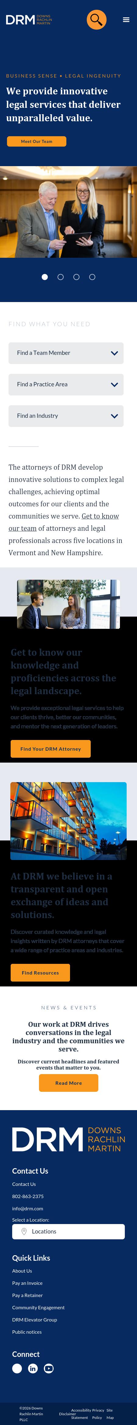 Downs Rachlin Martin PLLC - Burlington VT Lawyers