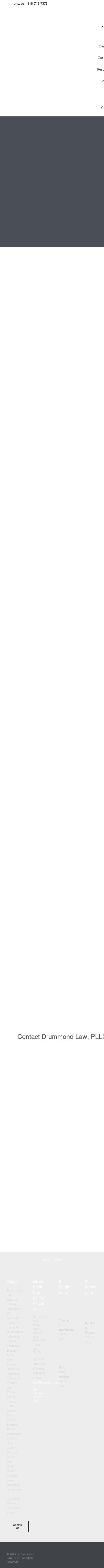 Drummond Law, PLLC - Pawhuska OK Lawyers