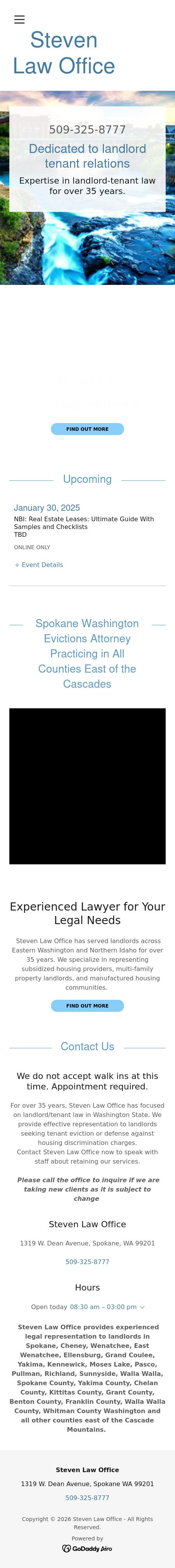 Eric M. Steven, P.S., Attorney at Law - Spokane WA Lawyers