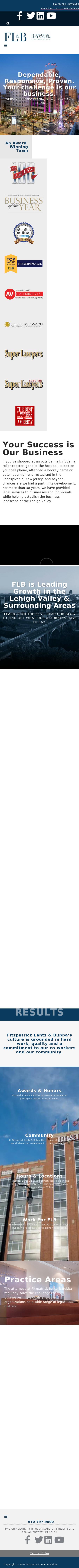 Fitzpatrick Lentz & Bubba, P.C. - Center Valley PA Lawyers