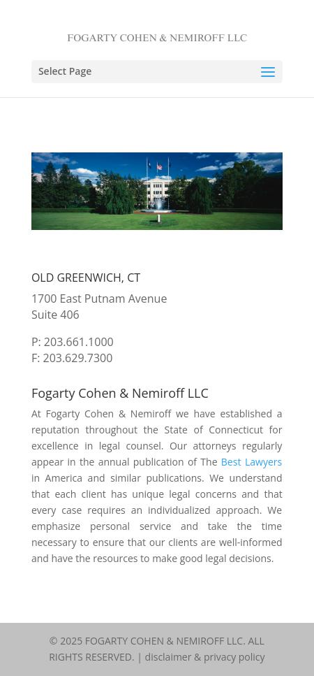 Fogarty Cohen Selby & Nemiroff LLC - Old Greenwich CT Lawyers