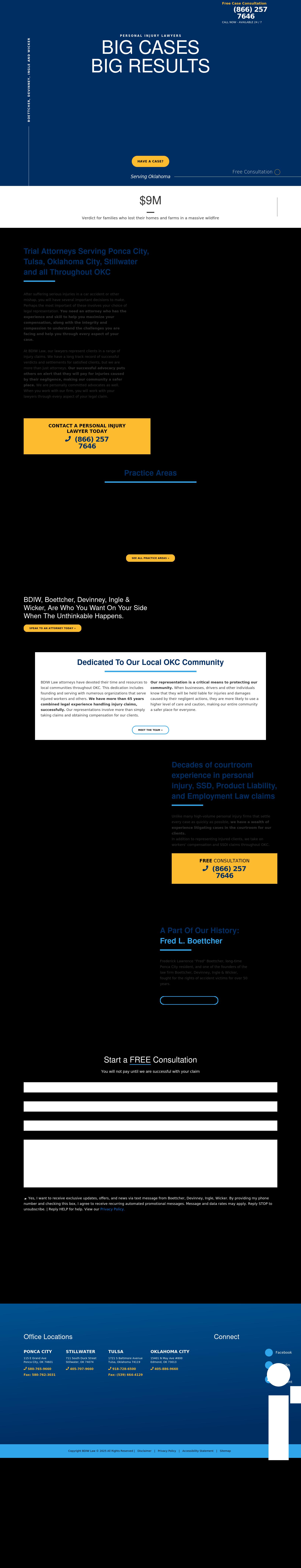 Fred Boettcher Law Group - Ponca City OK Lawyers