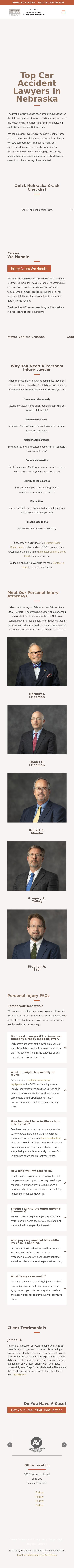 Friedman Law Offices, P.C., L.L.O. - Lincoln NE Lawyers