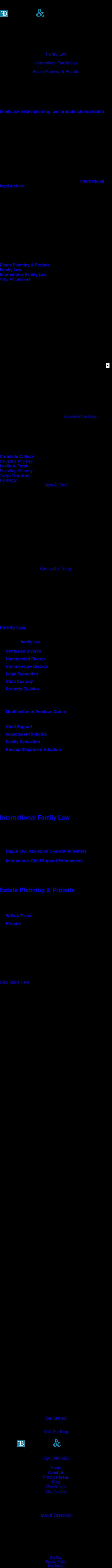 Frost & Beck PC - Greenwood Village CO Lawyers