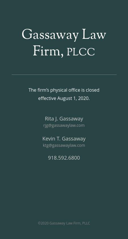 Gassaway Law Firm, P.L.L.C. - Tulsa OK Lawyers