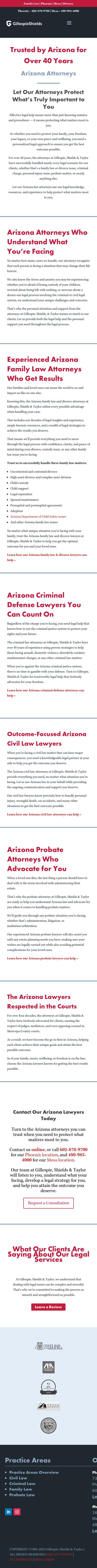 Gillespie, Shields, Durrant & Goldfarb - Phoenix AZ Lawyers