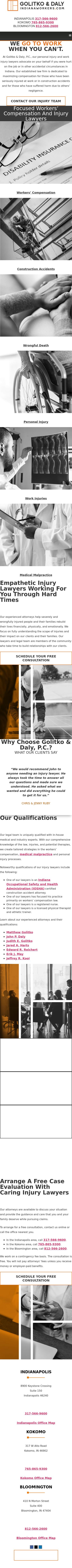 Goliko & Daly, P.C. - Kokomo IN Lawyers
